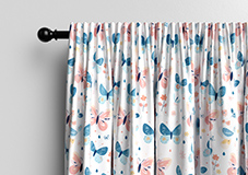 Butterfly Garden, Crystal - Made to Measure Curtains - Image 9